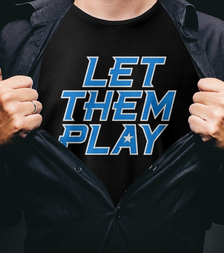 Let Them Play Puerto Rico Star T-Shirt