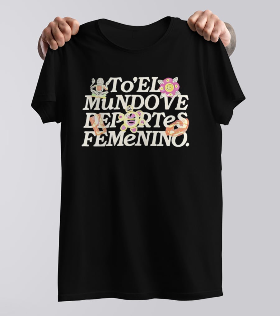 To El Mundo Deportes Femenino Pastel Floral T-Shirt
