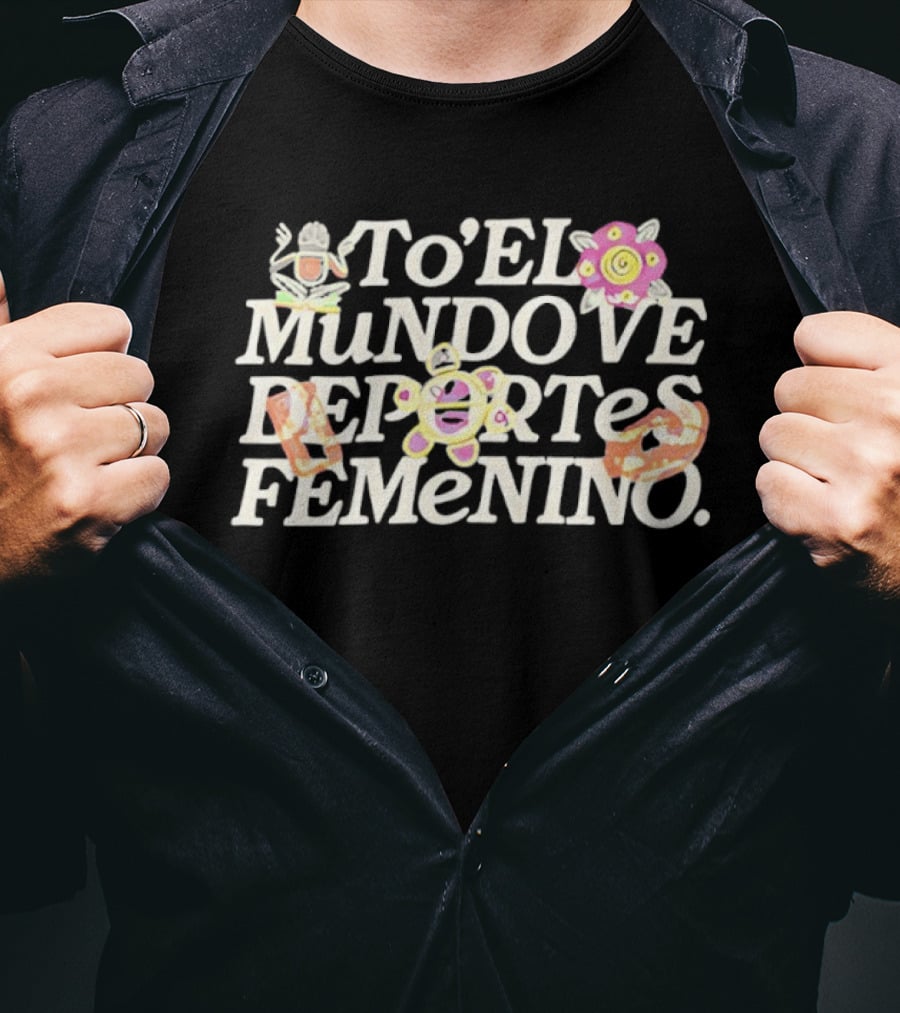 To El Mundo Deportes Femenino Pastel Floral T-Shirt