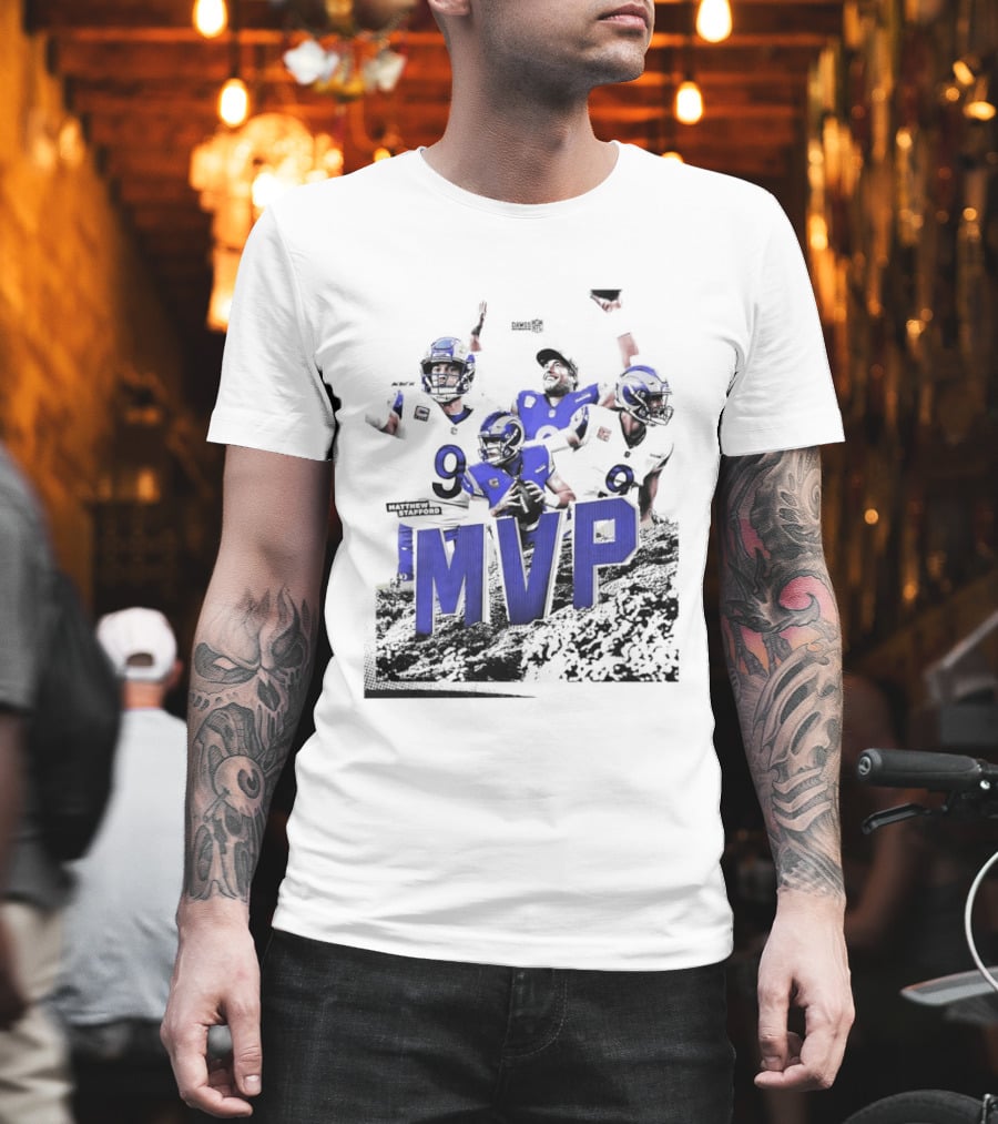 Los Angeles Rams Matthew Stafford Football MVP T-Shirt