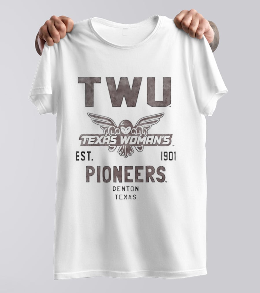 TWU Texas Woman's Pioneers Est 1901 Denton Texas T-Shirt