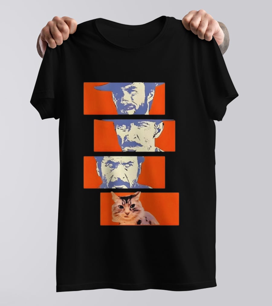 Buono Brutto Cattivo And Cat Pop T-Shirt