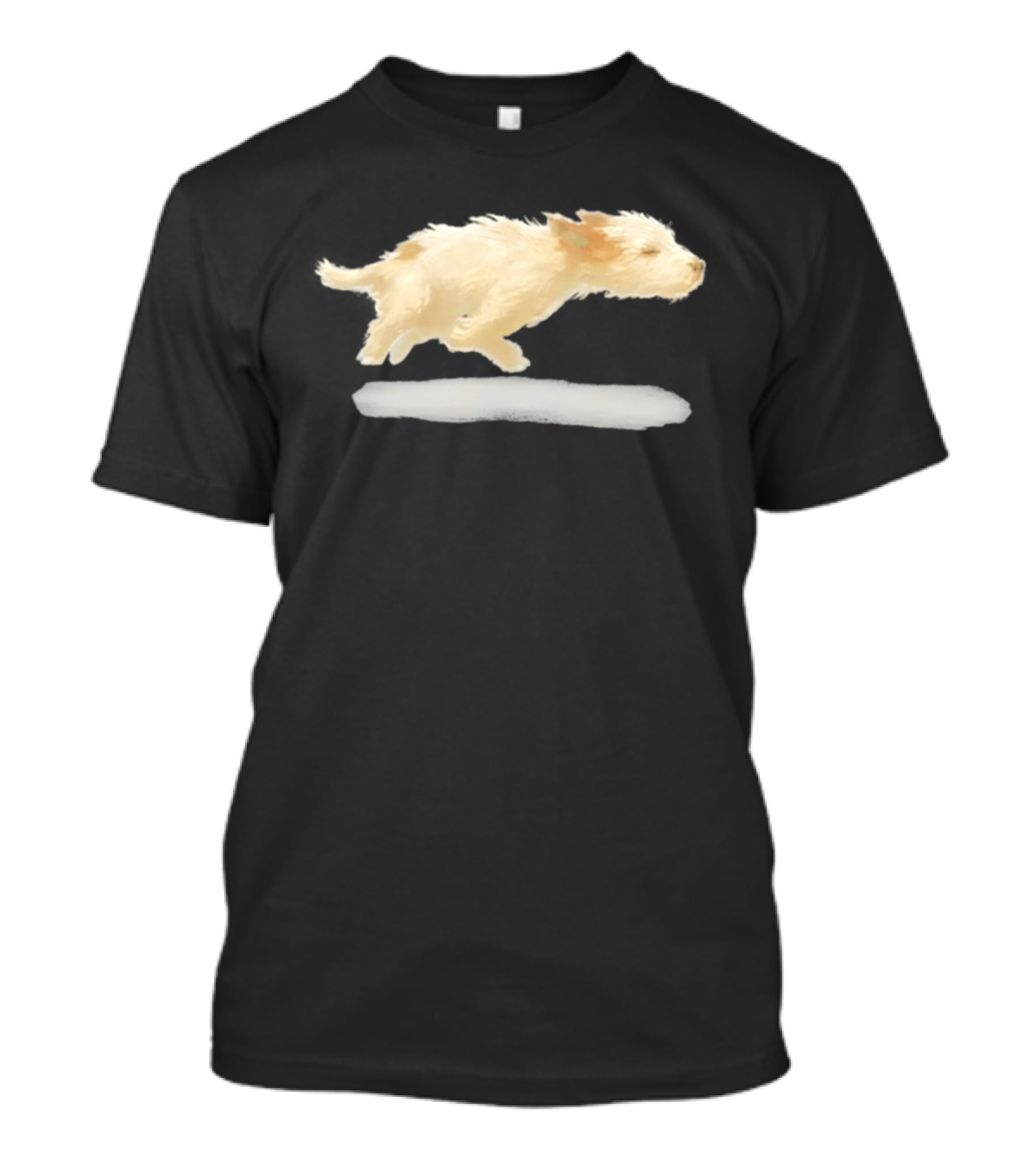 Running Dog Sketch T-Shirt