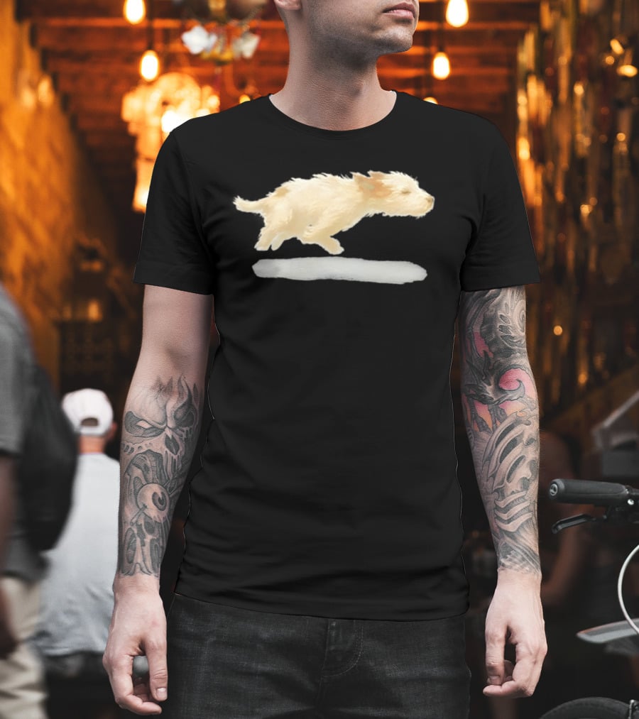 Running Dog Sketch T-Shirt