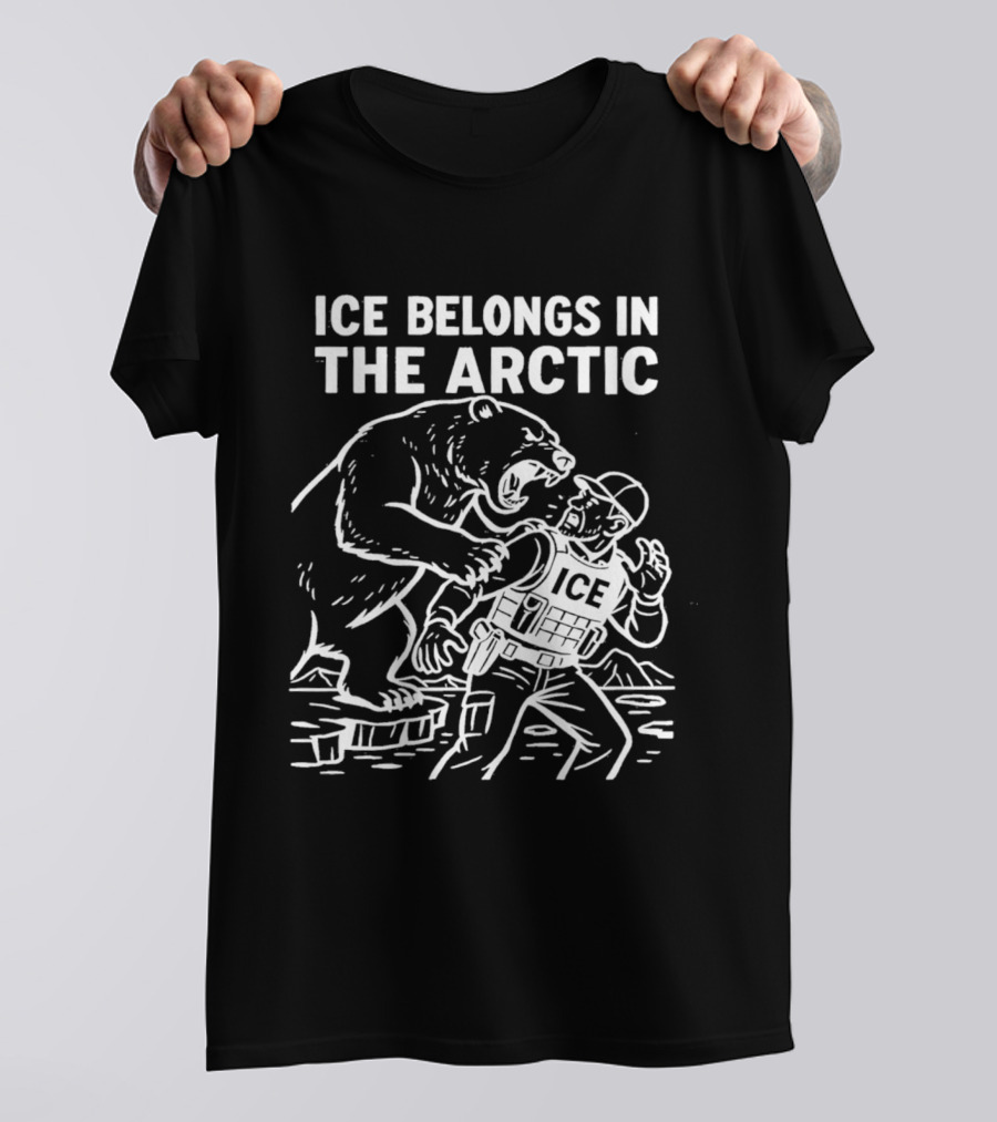 Ice Belongs In The Arctic Bear Confronts ICEбаdy T-Shirt