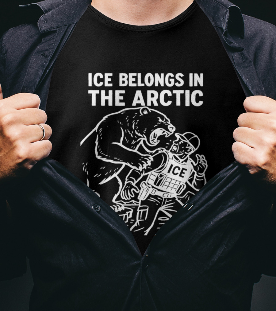Ice Belongs In The Arctic Bear Confronts ICEбаdy T-Shirt