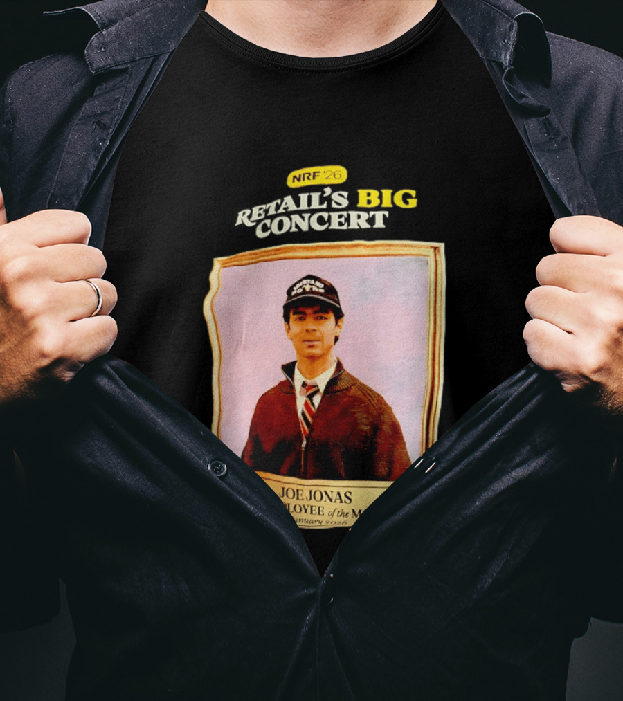 Joe Jonas NRF Employee Of The Month January 2006 Retail's Big Concert T-Shirt