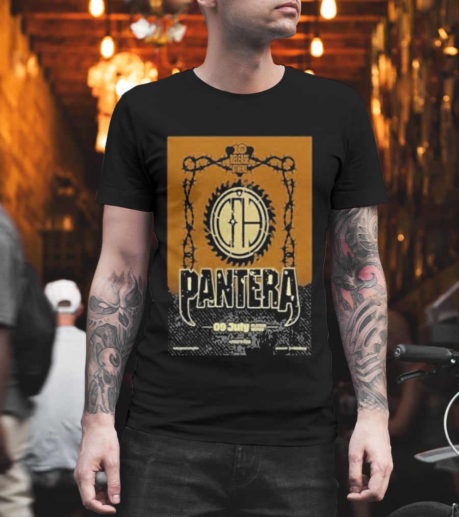Pantera Plateia Nerou Athens July 9 2026 Greek Event Artillery Gear Sign T-Shirt