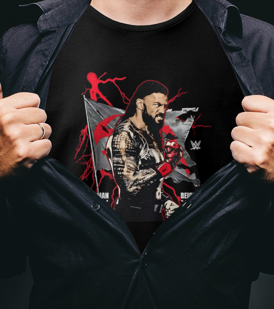 Roman Reigns Wrestlemania 42 WWE Warrior T-Shirt
