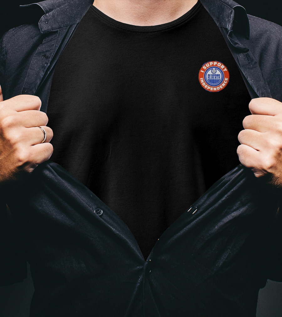 Sovereign Hockey Support Independence Alberta T-Shirt