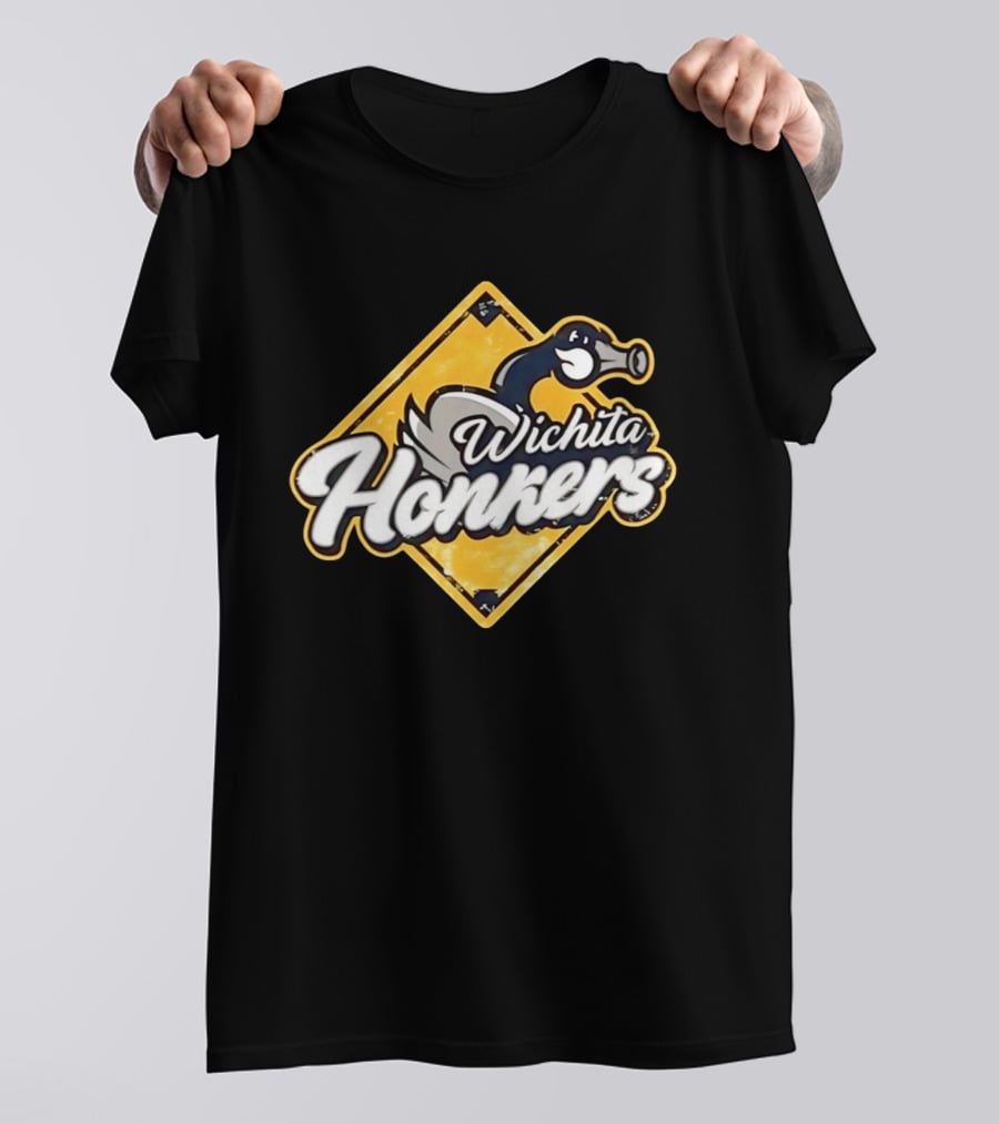 Wichita Honkers 2026 Goose Logo Diamond T-Shirt