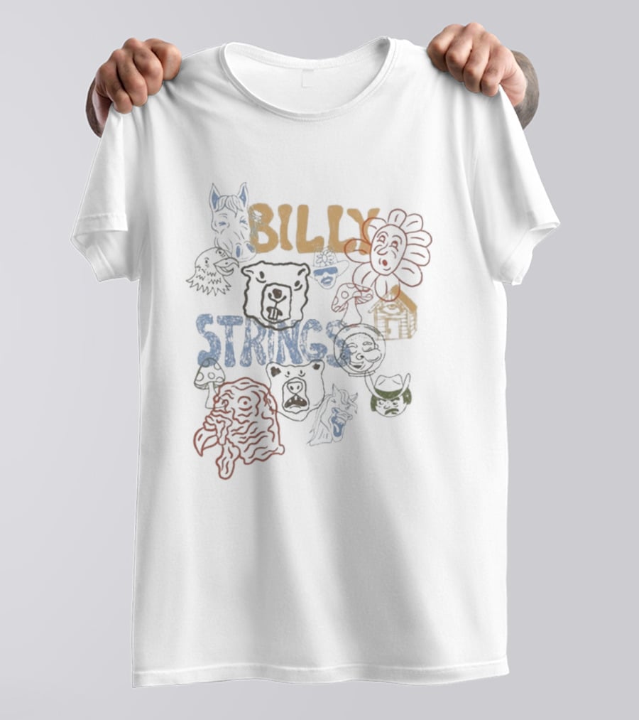 Billy Strings Characters Event Winter Treehouse Sunflower Owl T-Shirt
