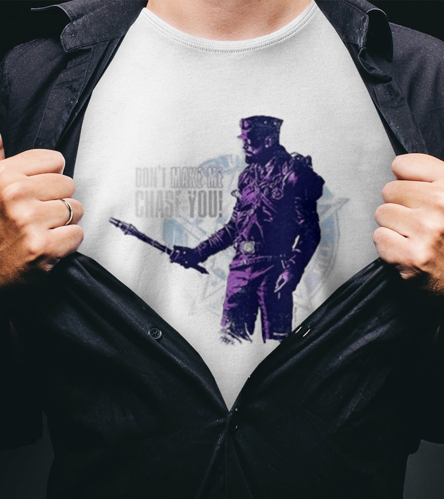 Coyle Don't Make Me Chase You Purple Costume Valentine's Day T-Shirt