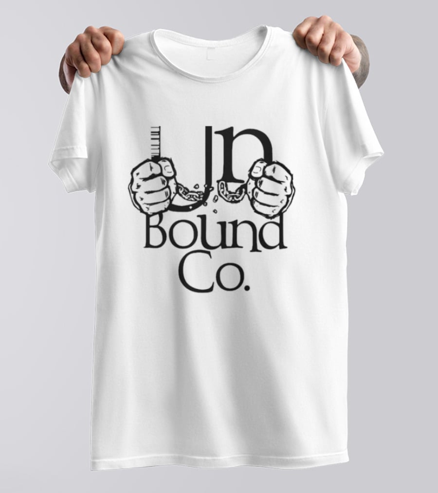 Unbound Co Chainlogo Handcuffs Fists T-Shirt