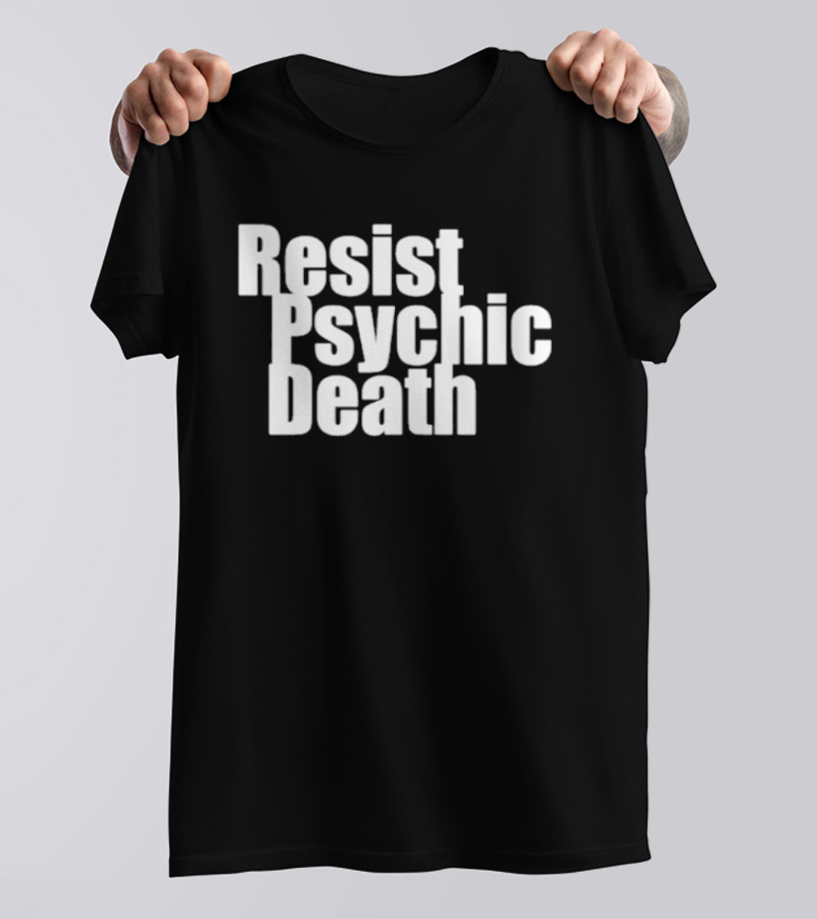 Bikini Kill Resist Psychic Death Slogan Empowerment Punk Message T-Shirt