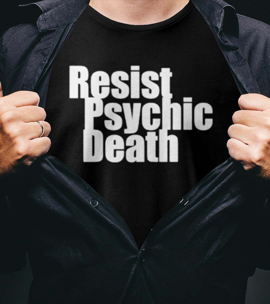 Bikini Kill Resist Psychic Death Slogan Empowerment Punk Message T-Shirt