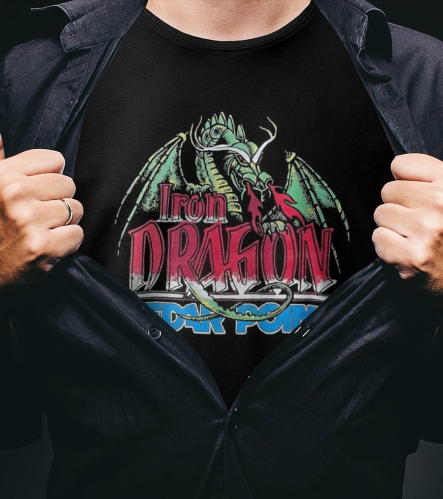 Iron Dragon Cedar Point Amusement Park Adventure T-Shirt