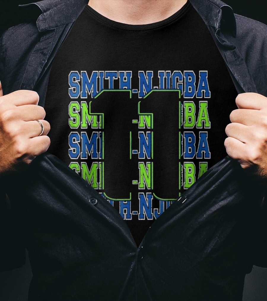 Jaxon Smith Njigba 11 Smith Njigba Seattle Seahawks T-Shirt