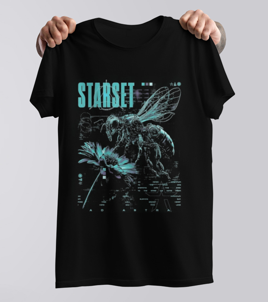 Starset Silos Ad Astra Bee Flower T-Shirt