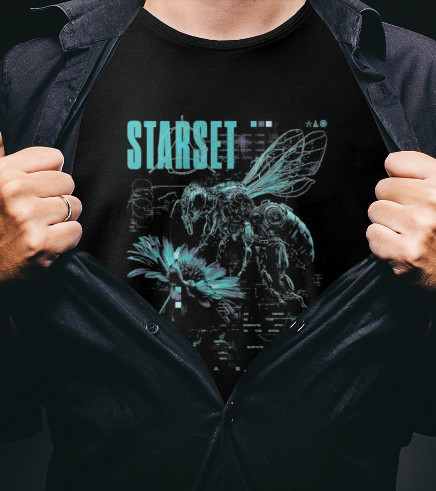 Starset Silos Ad Astra Bee Flower T-Shirt