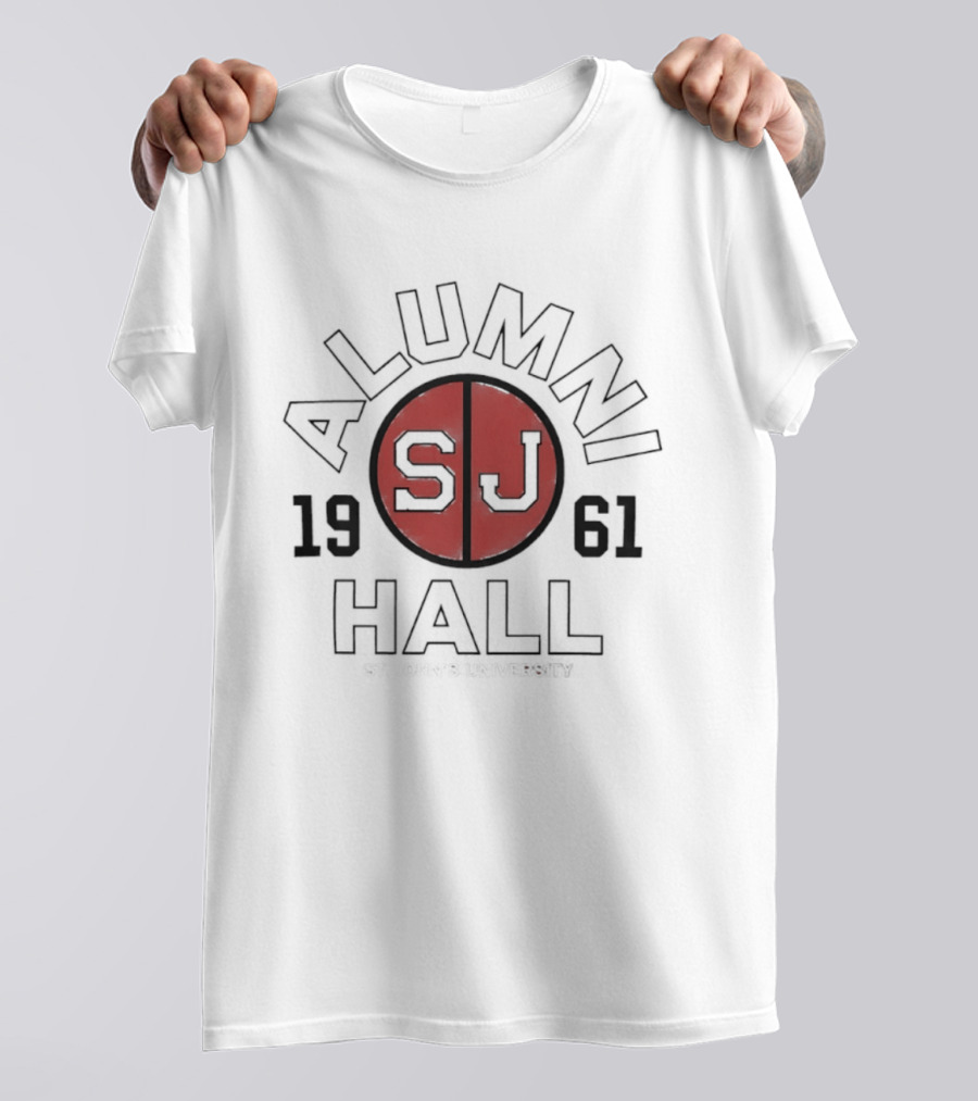 St John's Red Storm SJ Alumni Hall 1961 Basketball T-Shirt