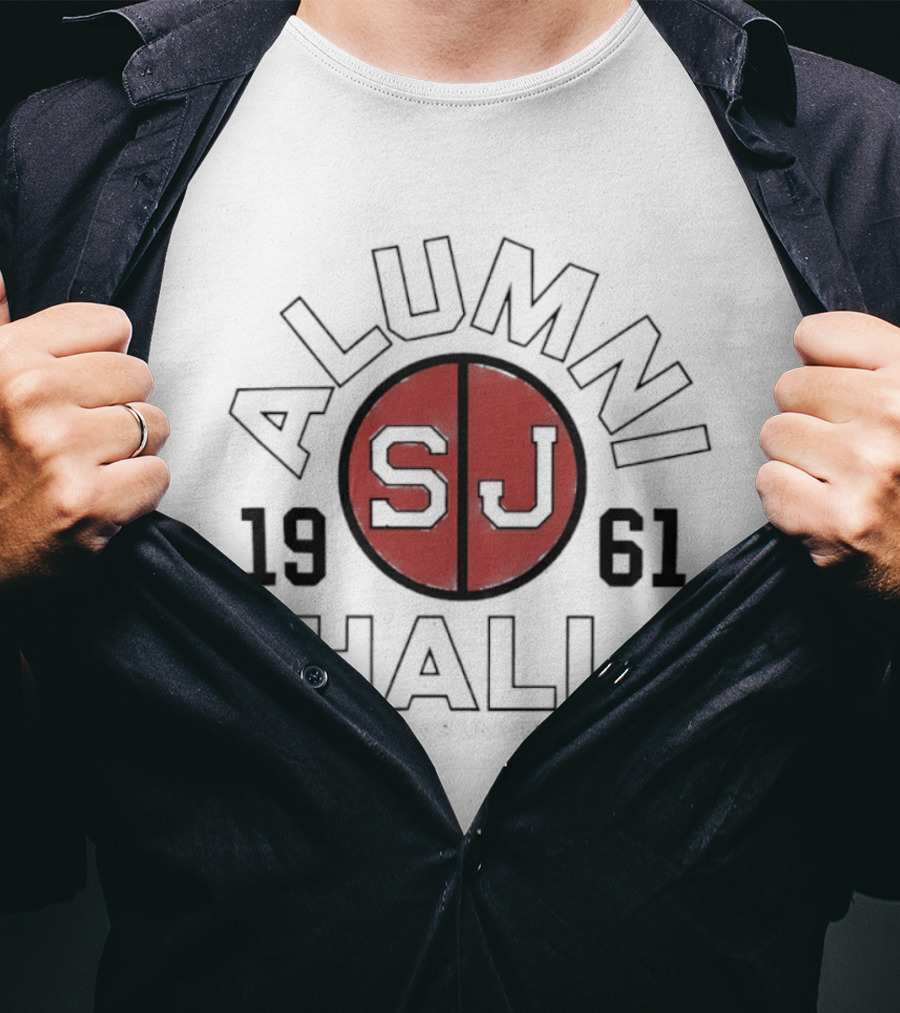 St John's Red Storm SJ Alumni Hall 1961 Basketball T-Shirt