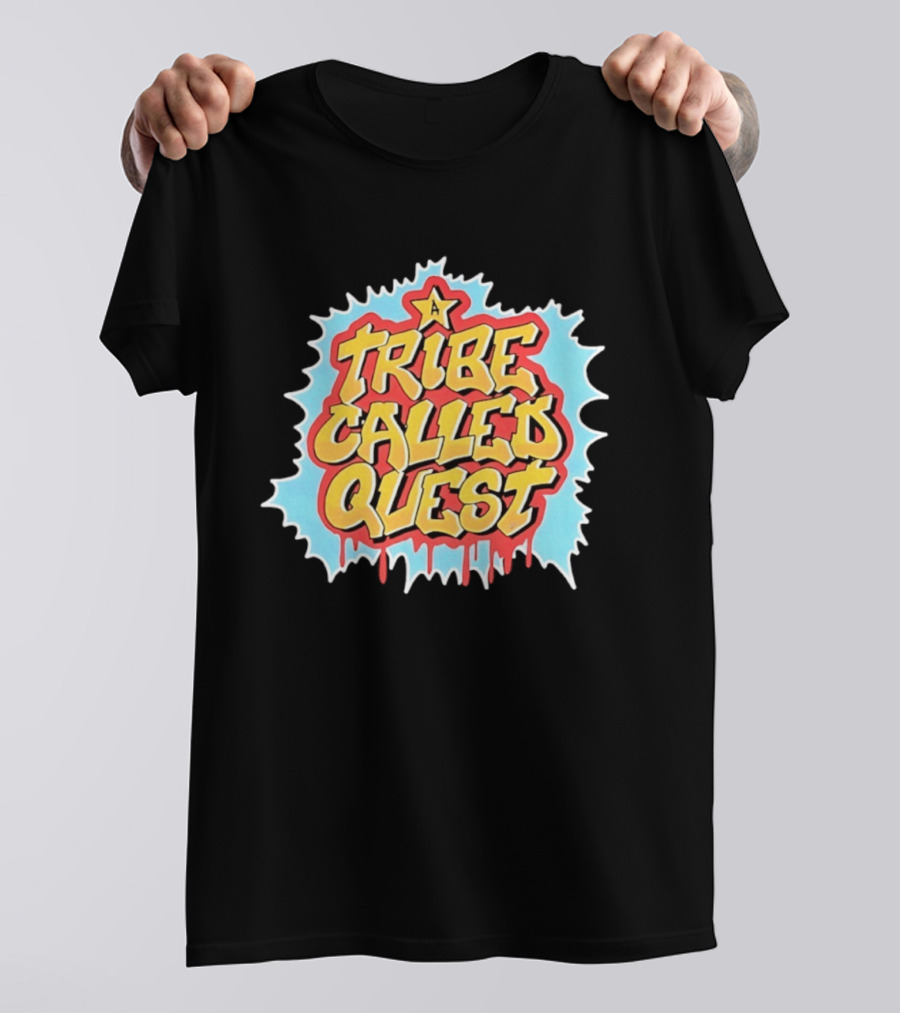 A Tribe Called Quest Vintage Style Dripping Graffiti T-Shirt
