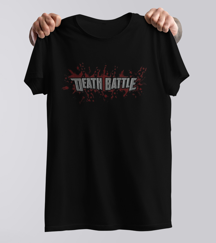 Death Battle Red Splatter Blood T-Shirt