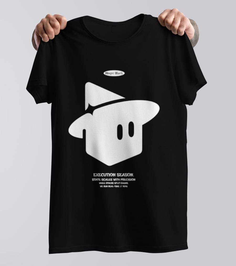 Execution Season Magic Block State Scales With Precision T-Shirt