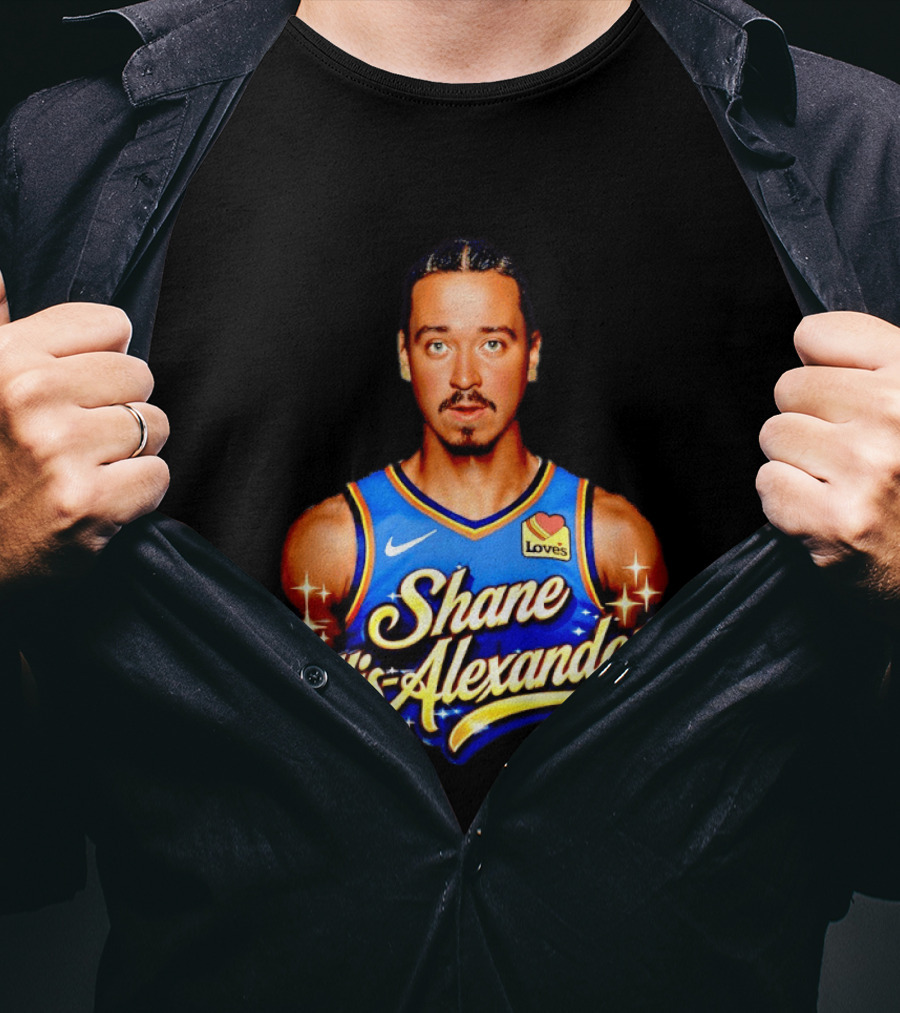 Nike Shane Gillis Alexander Loves Oklahoma City Thunder Basketball T-Shirt