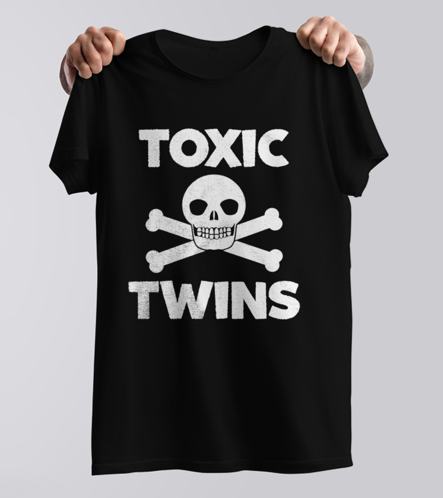 Toxic Twins Skull Crossbones T-Shirt