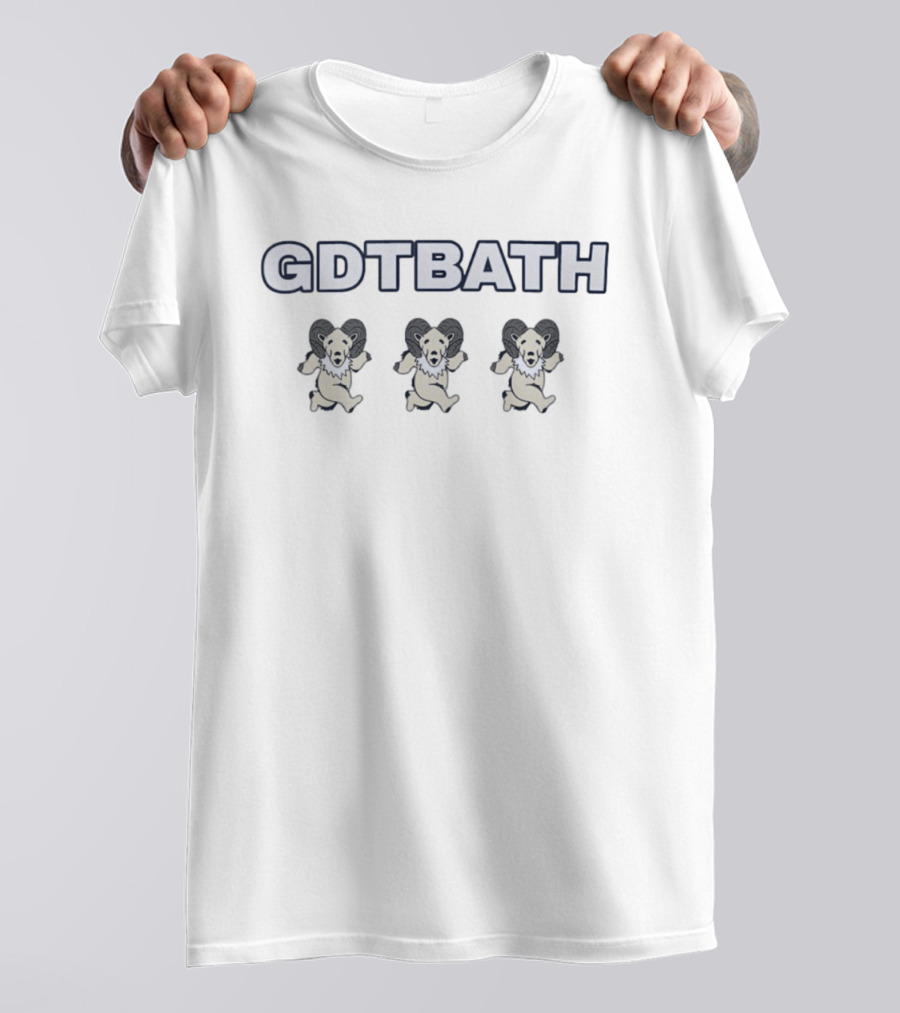 GDTBATH Grateful Dead Pastel Bears Tar Heel Day T-Shirt