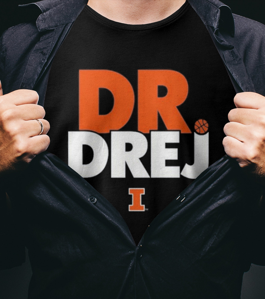 Andrej Stojakovic Dr. Drej I Illinois Fighting Illini T-Shirt