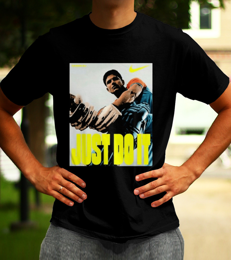 Nike Shubman Gill Just Do It Collaboration Athletic Wear T-Shirt