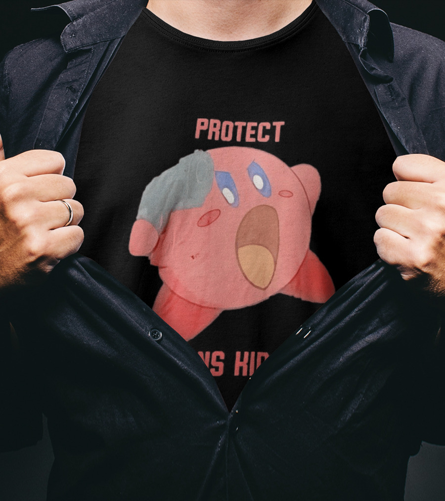 Kirby Protect Trans Kids T-Shirt