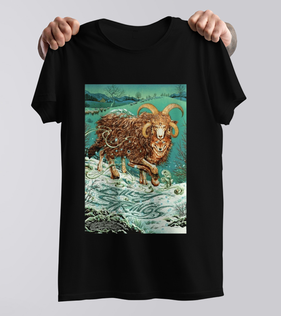 Billy Strings Asheville NC Event Feb 10 14 2026 Wolf Ram T-Shirt