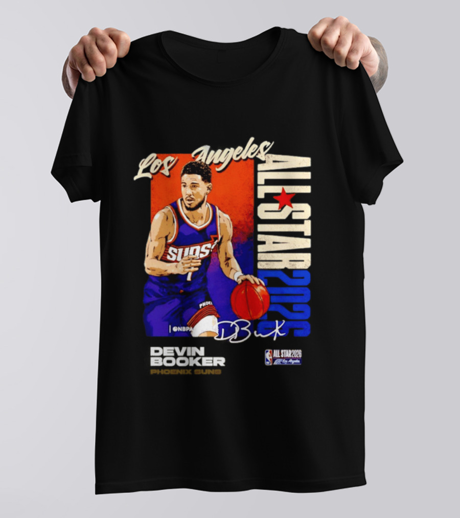 Devin Booker Los Angeles 2026 NBA All Star Suns D Book T-Shirt