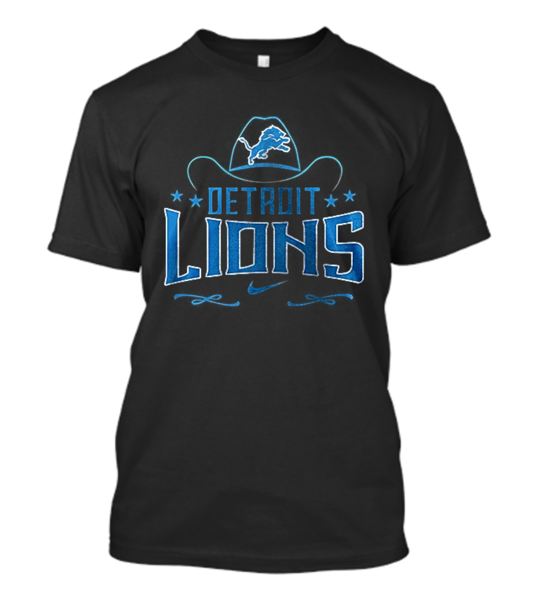 Detroit Lions Never Underestimate Who Is A George Strait Fan T-Shirt