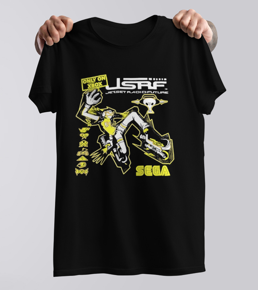 Jet Set Radio Future Sega Xbox Exclusive Iconic Game Characters T-Shirt