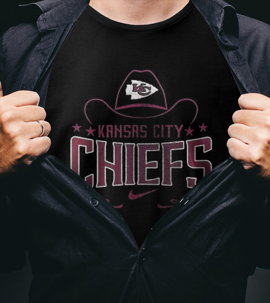 Kansas City Chiefs Never Underestimate Who Is A Fan Of George Strait Cowboy Hat T-Shirt