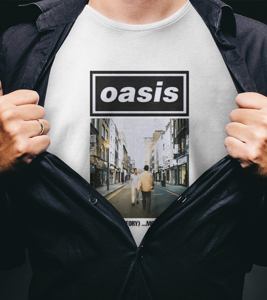 Oasis What's The Story Morning Glory Album Cover Colorful T-Shirt