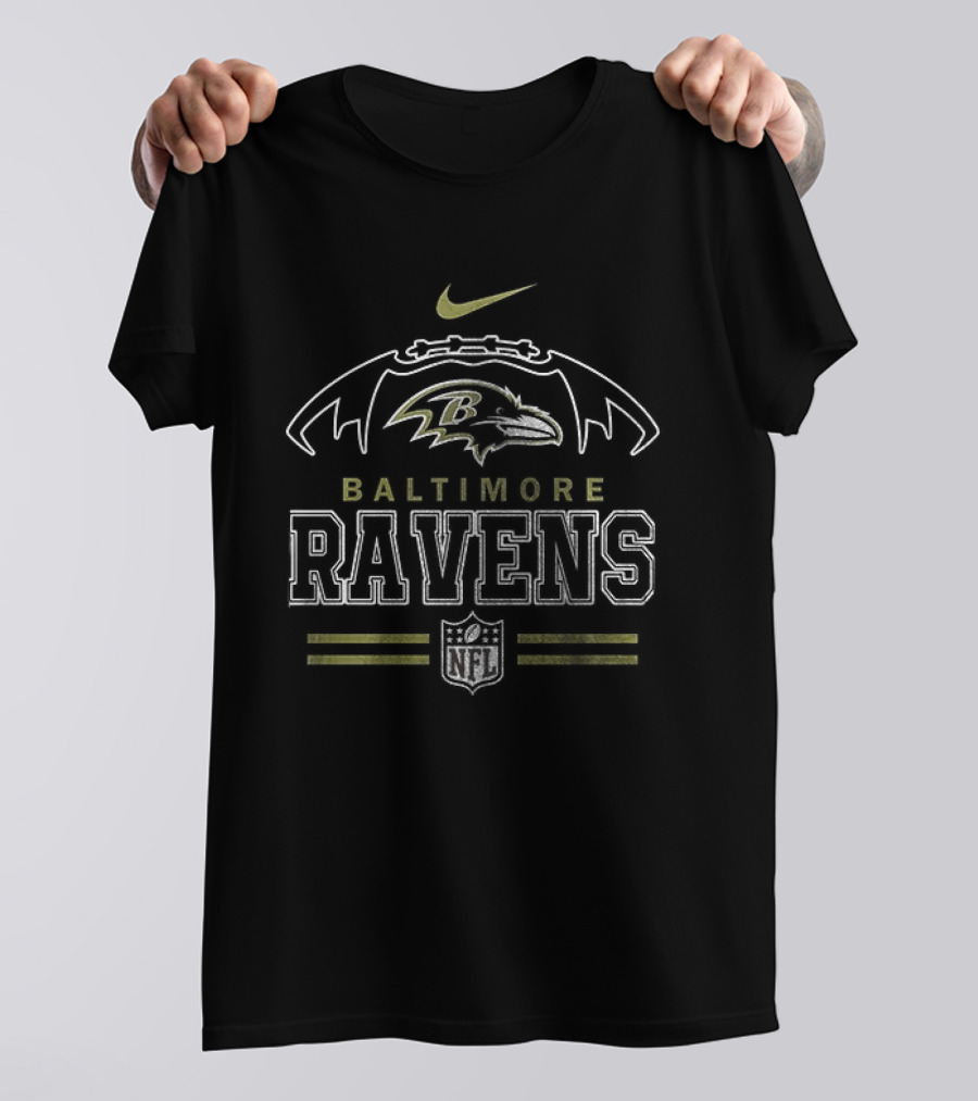 Baltimore Ravens NFL Nike Grumpy Old Caterpillar Operator T-Shirt