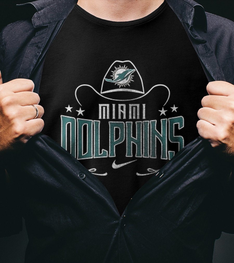 Miami Dolphins Never Underestimate Who Is A Fan Of George Strait T-Shirt