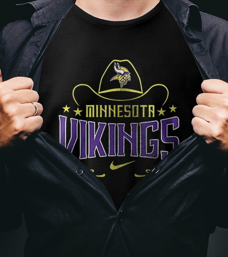 Never Underestimate Minnesota Vikings Fan With George Strait Passion T-Shirt