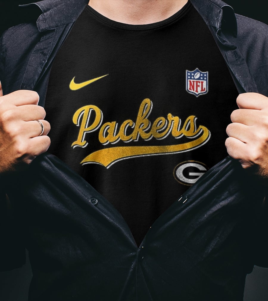 Green Bay Packers NFL Nike Collaboration 250th USA Edition T-Shirt