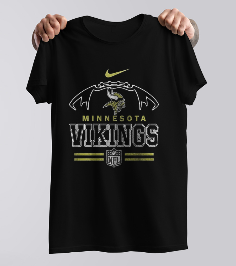 Minnesota Vikings Grumpy Old Caterpillar Operator Nike NFL T-Shirt