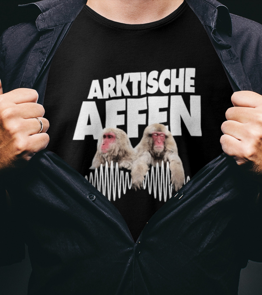 Arktische Affen Snow Monkeys Soundwave T-Shirt