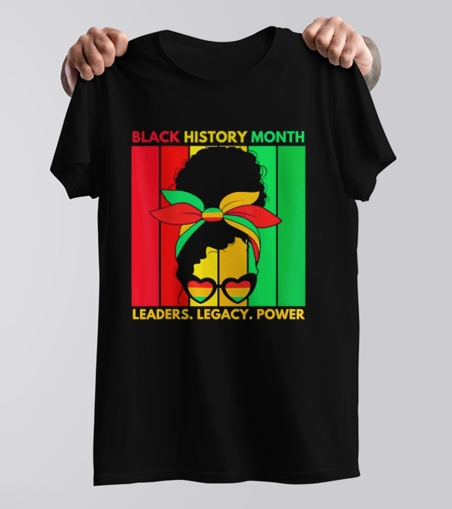 Black History Month Leaders Legacy Power African American T-Shirt