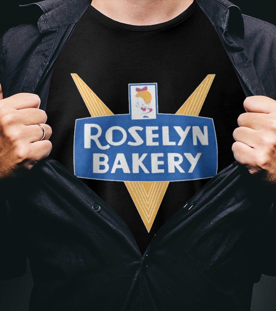 Roselyn Bakery Vintage Logo With Iconic Girl Chef T-Shirt