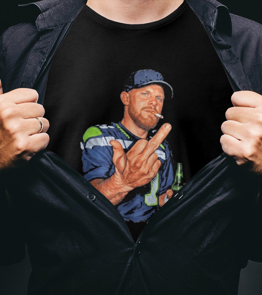 Sam Darnold Flipping Off T-Shirt